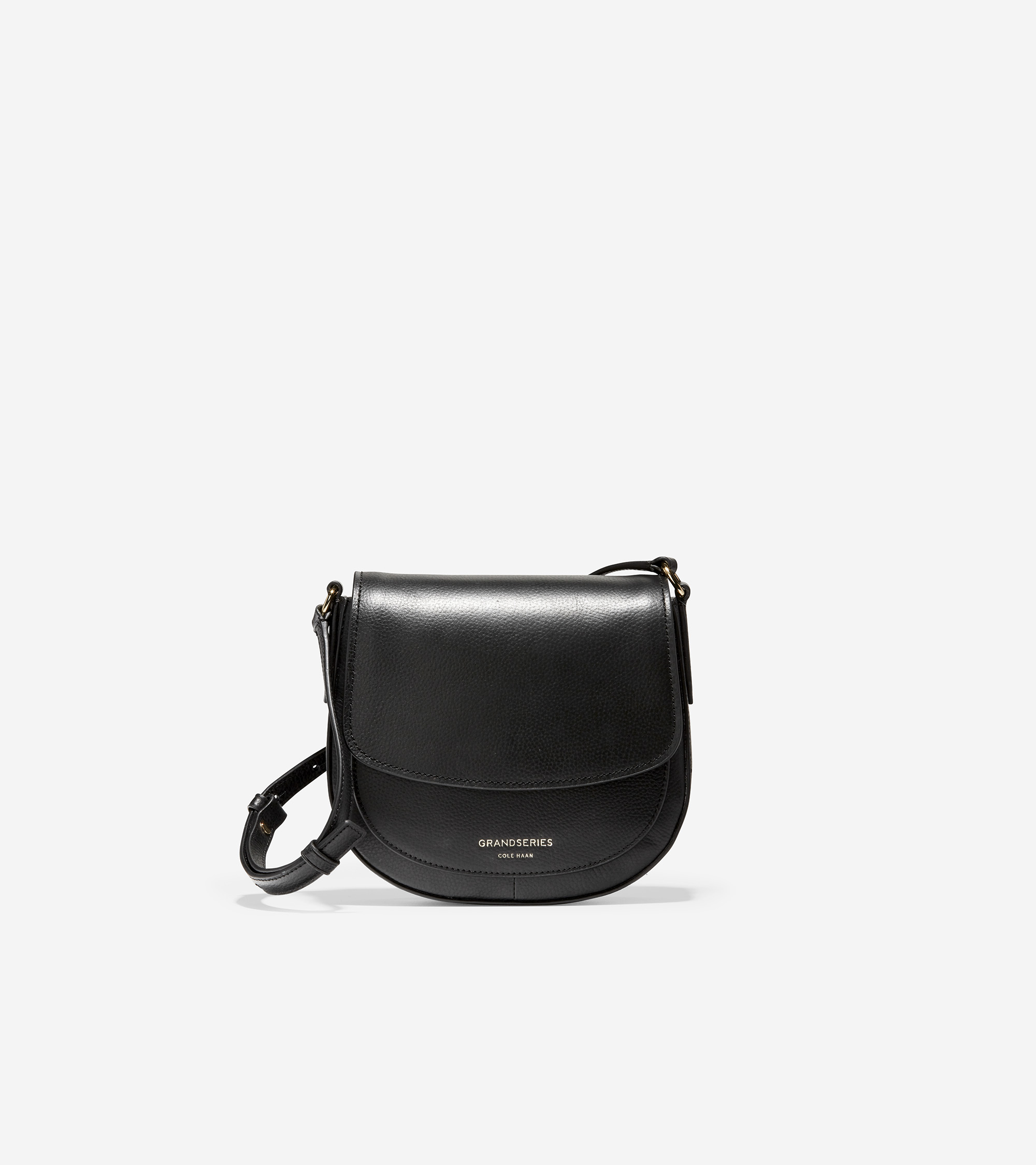 Cole Haan black leather cross body hotsell bag