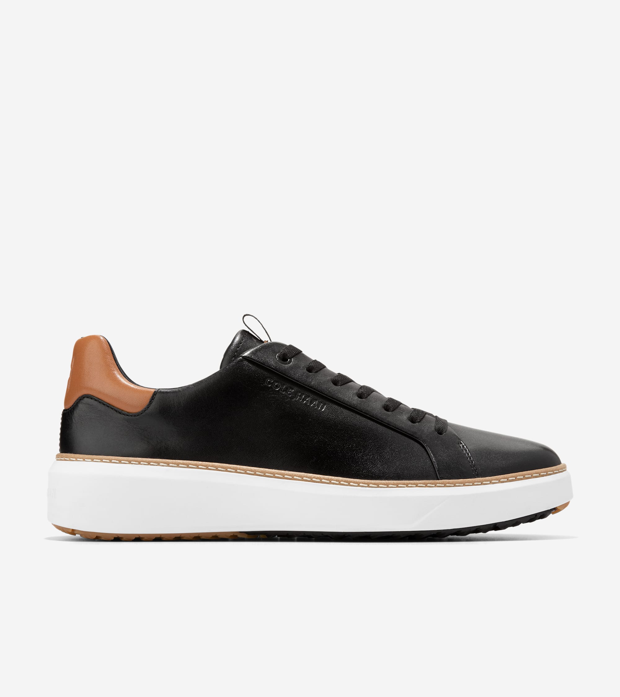 Men's GrandPrø Topspin Waterproof Golf Shoes in Black | Cole Haan