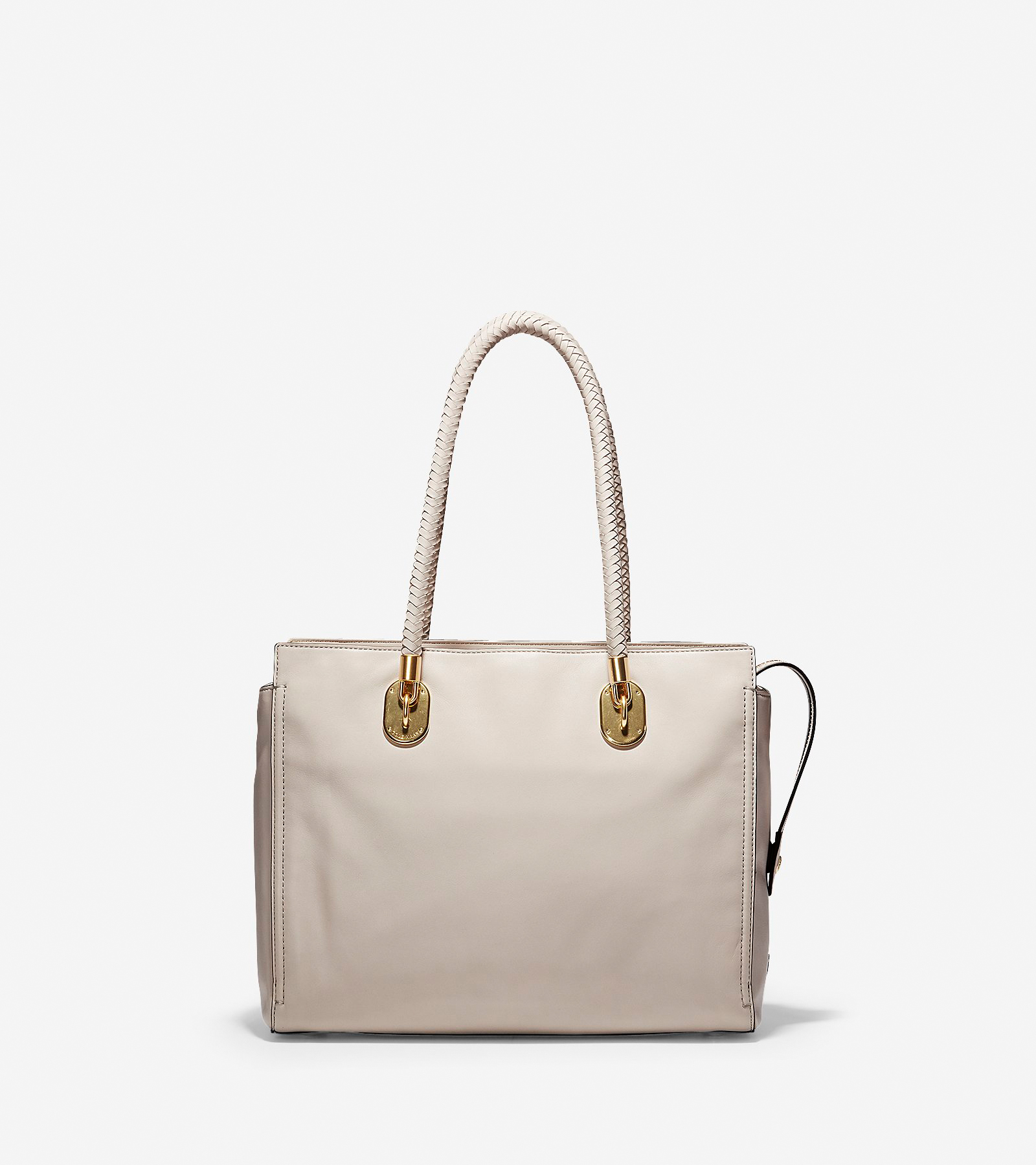 Store Cole Haan Bone White Leather Benson Tote