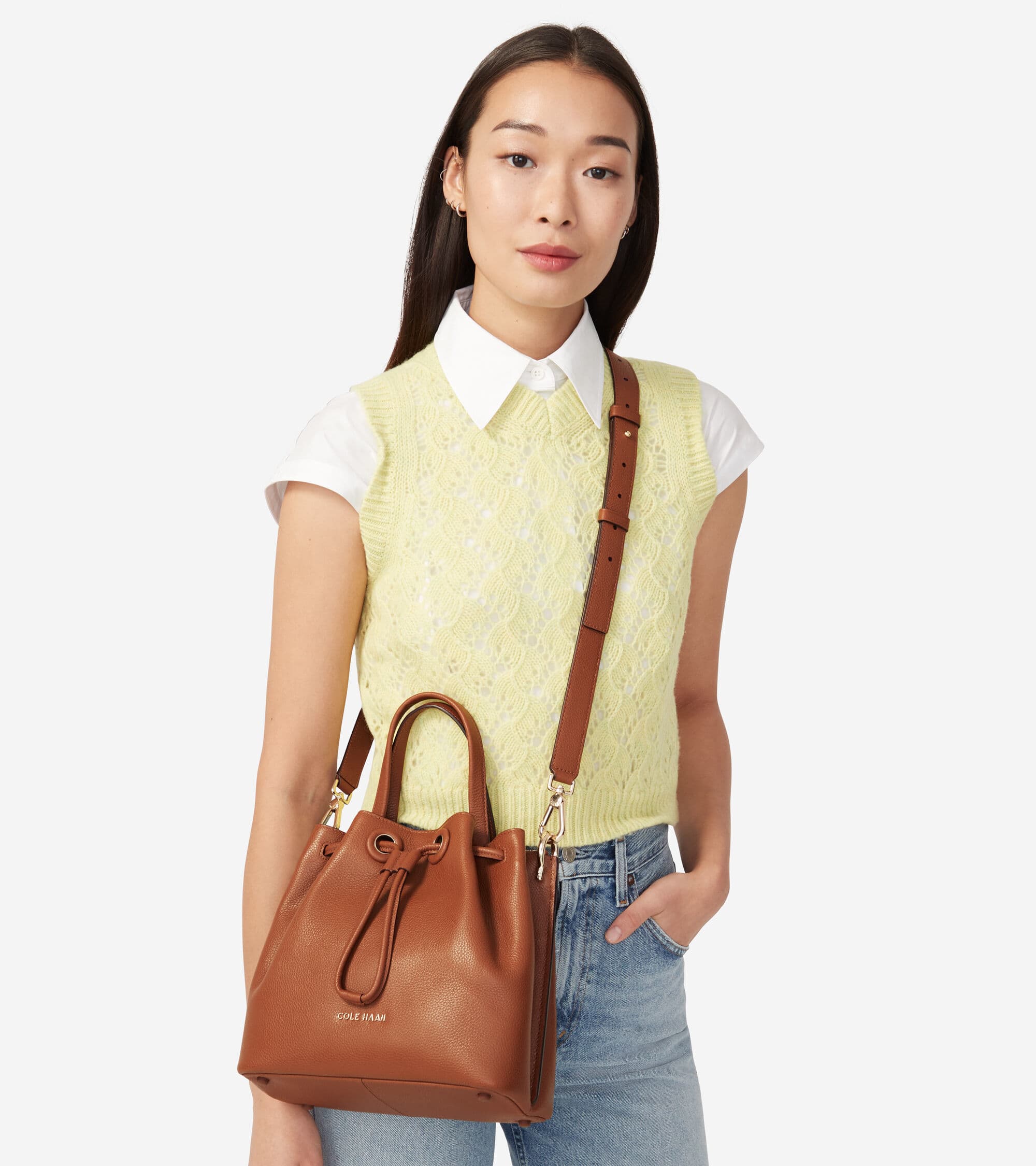 Cole Haan Grand Ambition Small Bucket Bag