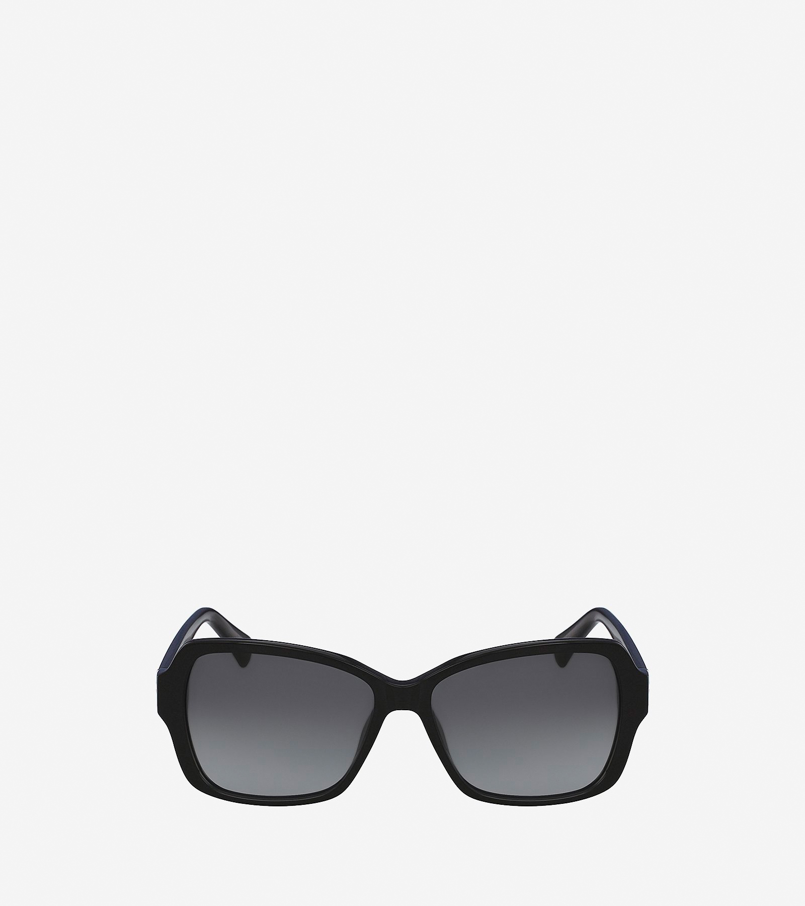 Acetate Modified Rectangle Sunglasses In Black Cole Haan