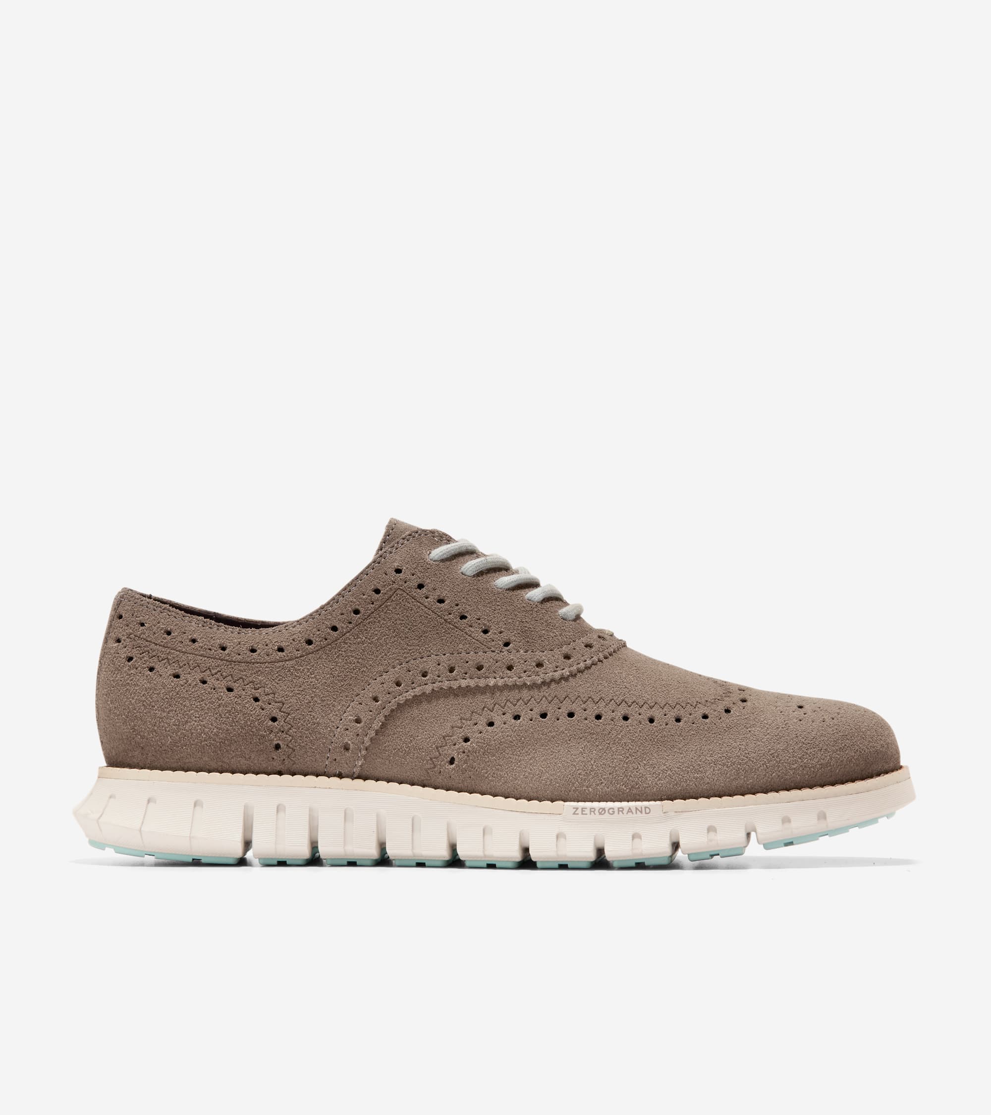 Men's ZERØGRAND Remastered Wingtip Oxfords in Beige Or Khaki | Cole Haan