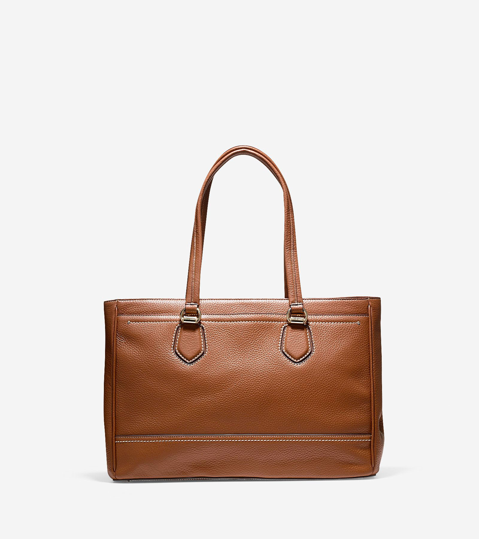 Tali Double Zip Work Tote in Medium Brown Cole Haan